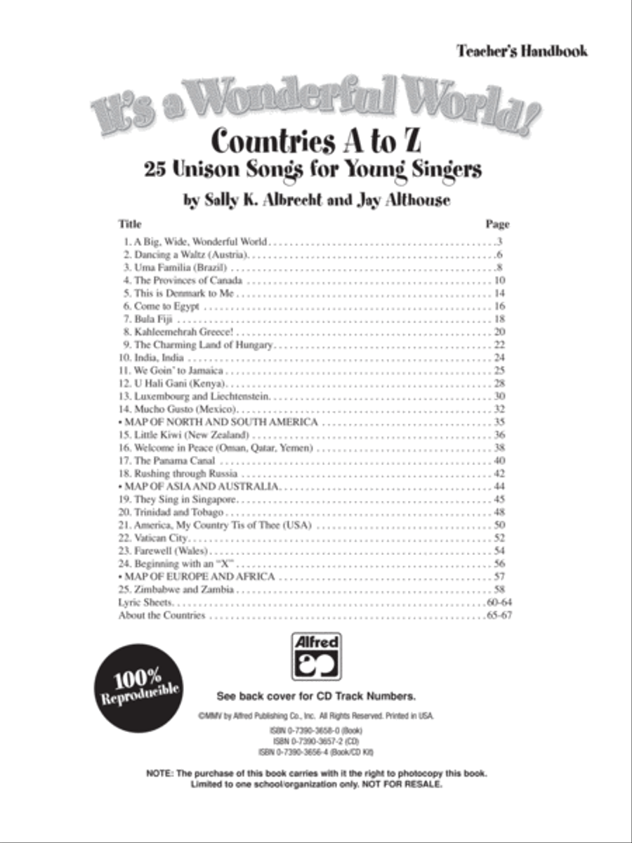 It's a Wonderful World - CD Kit Choir scores gallery preview page 2