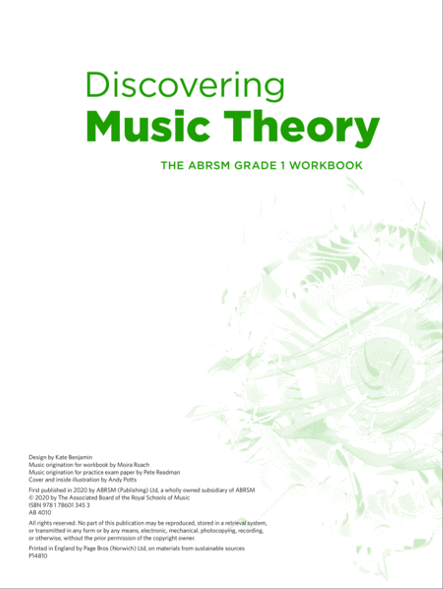 Discovering Music Theory Workbook Activity Books scores gallery preview page 2