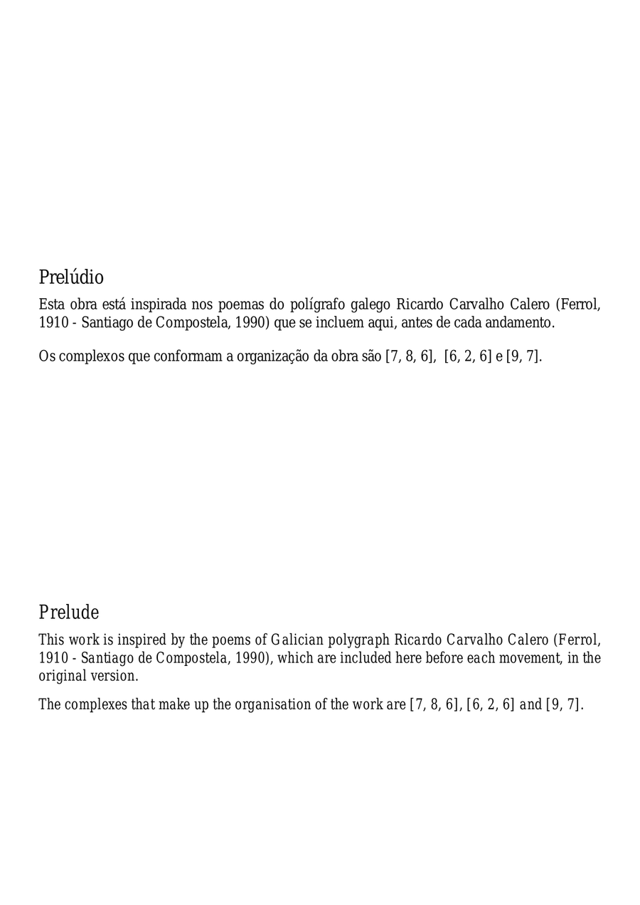 Tálamo e túmulo / Thalamus and tumulus - Score Only String Orchestra scores gallery preview page 2