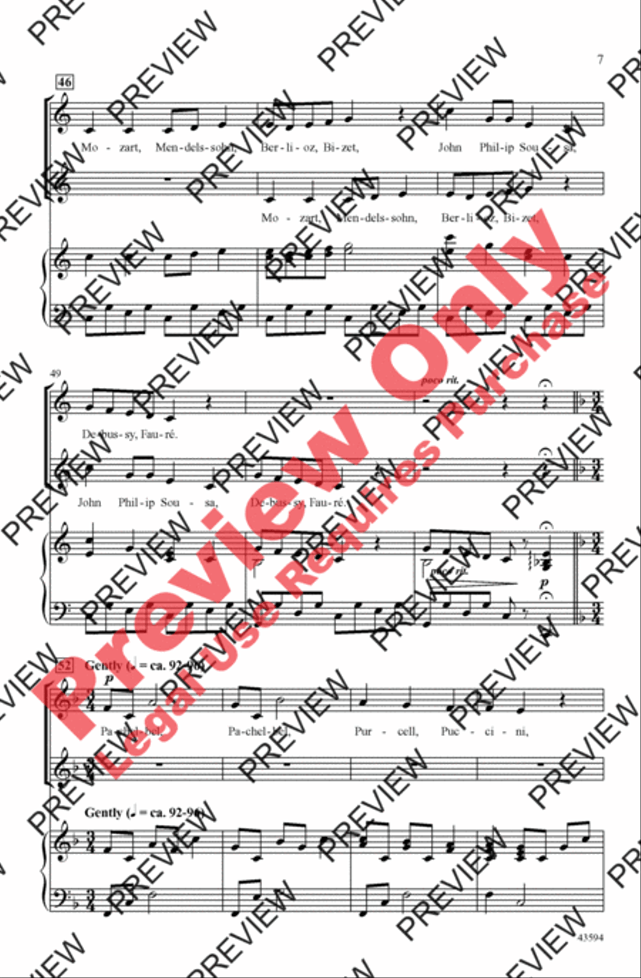 Composers All Around 2-Part scores gallery preview page 7