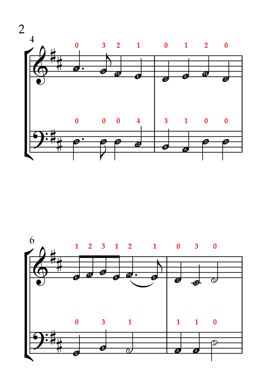 Deck the Halls (VIOLIN AND CELLO - EASY LEVEL) String Duet scores gallery preview page 3
