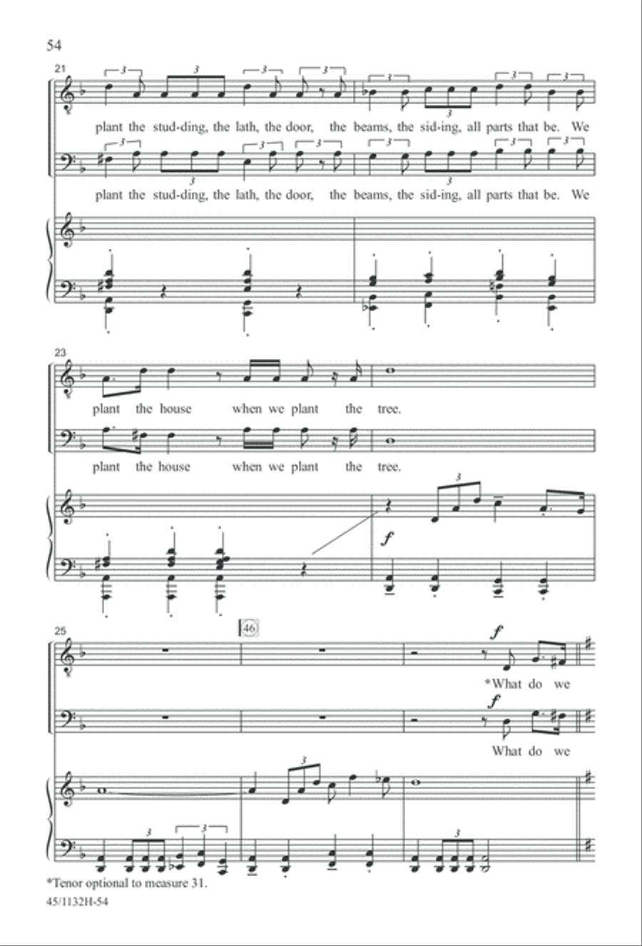 Singable Solutions for TB Choirs TB scores gallery preview page 54
