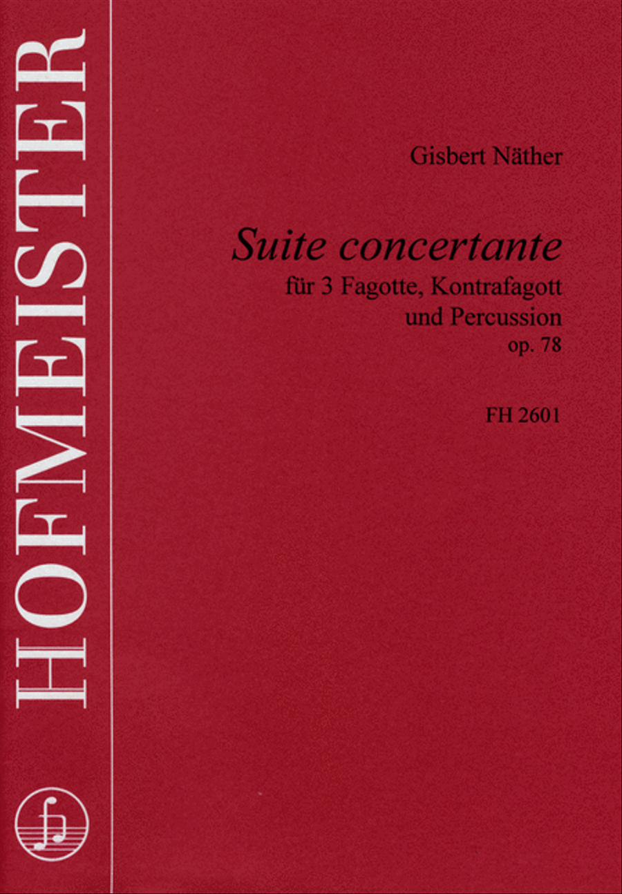 Suite concertante op. 78 Bassoon scores gallery preview page 1