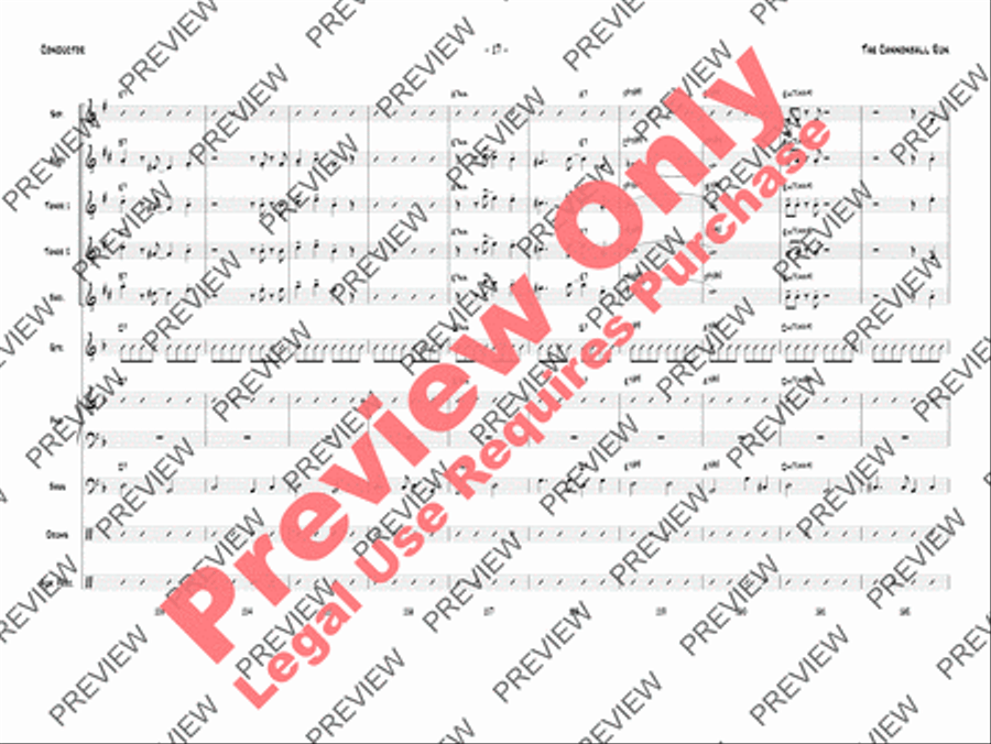 The Cannonball Run The Cannonball Run Jazz Ensemble scores gallery preview page 20