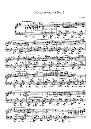 Chopin Nocturne Op. 48 No.2 in F Sharp Minor