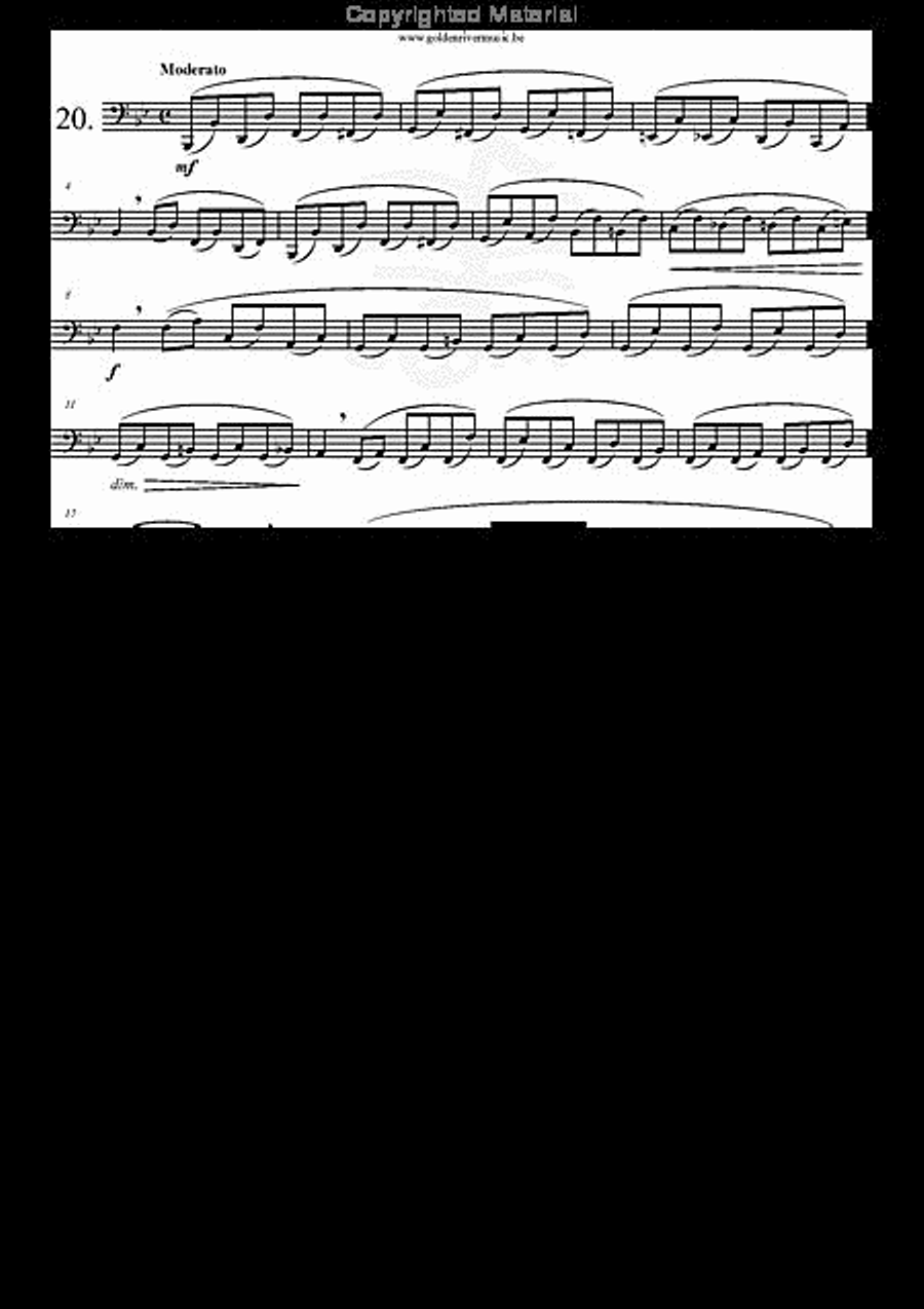 24 Etudes Tuba scores gallery preview page 21
