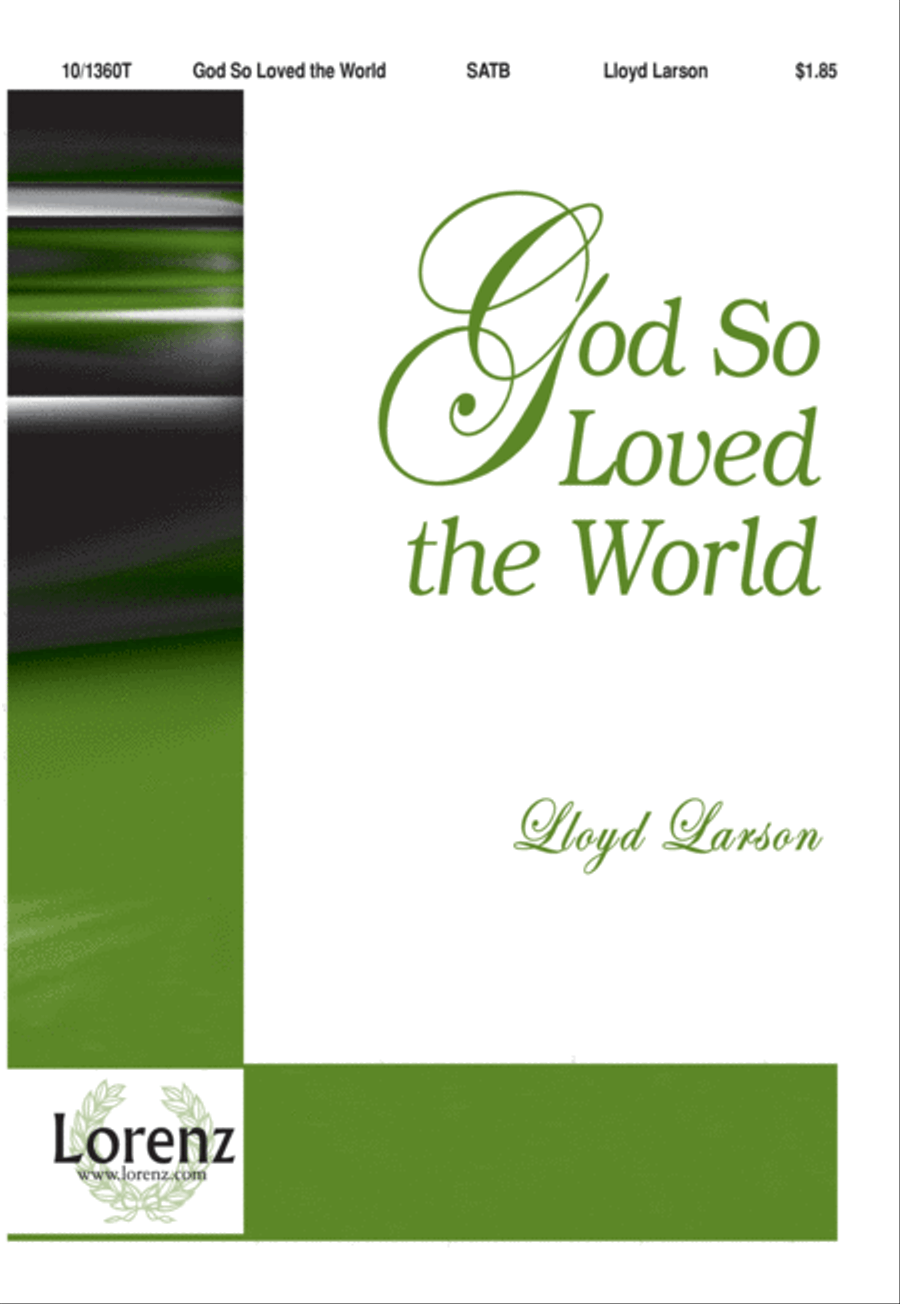 God So Loved the World 4-Part scores gallery preview page 1