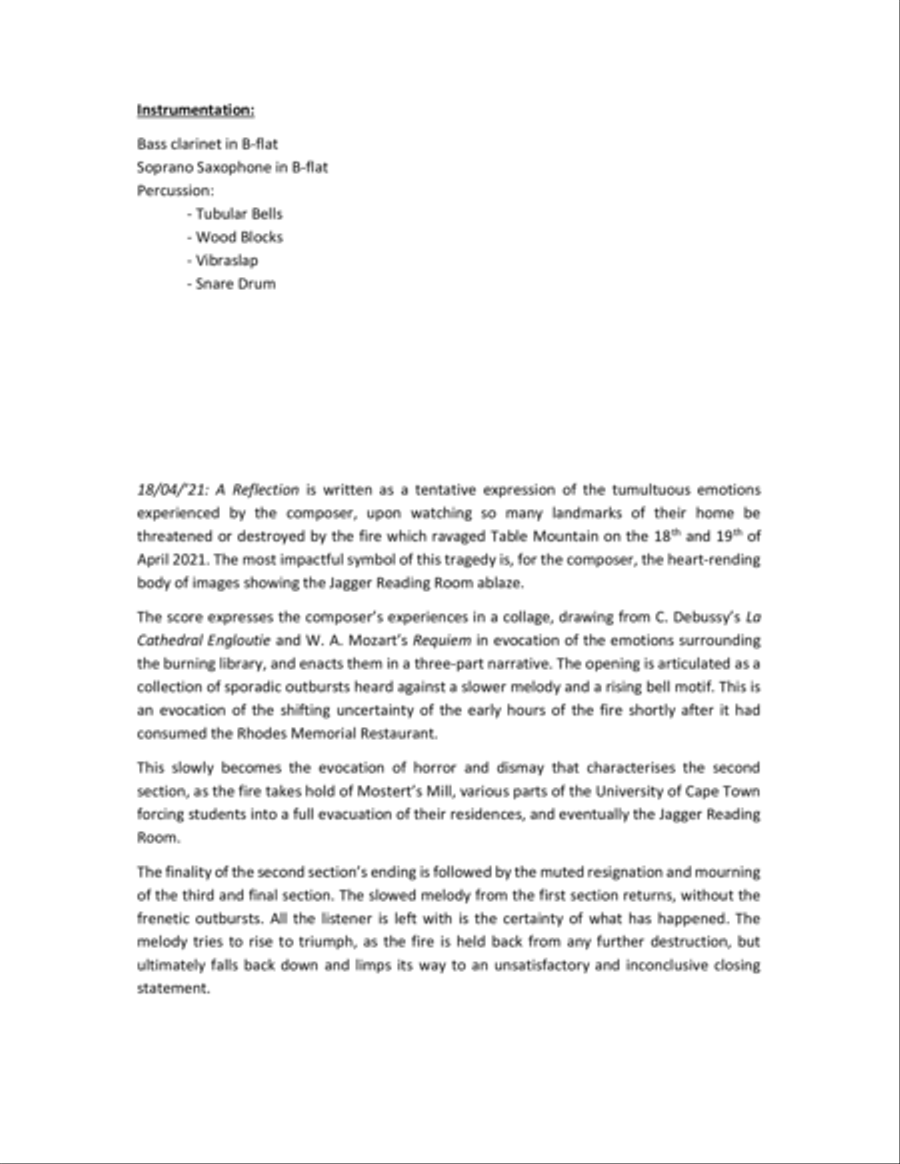 18/04/'21 A Reflection Small Ensemble scores gallery preview page 2