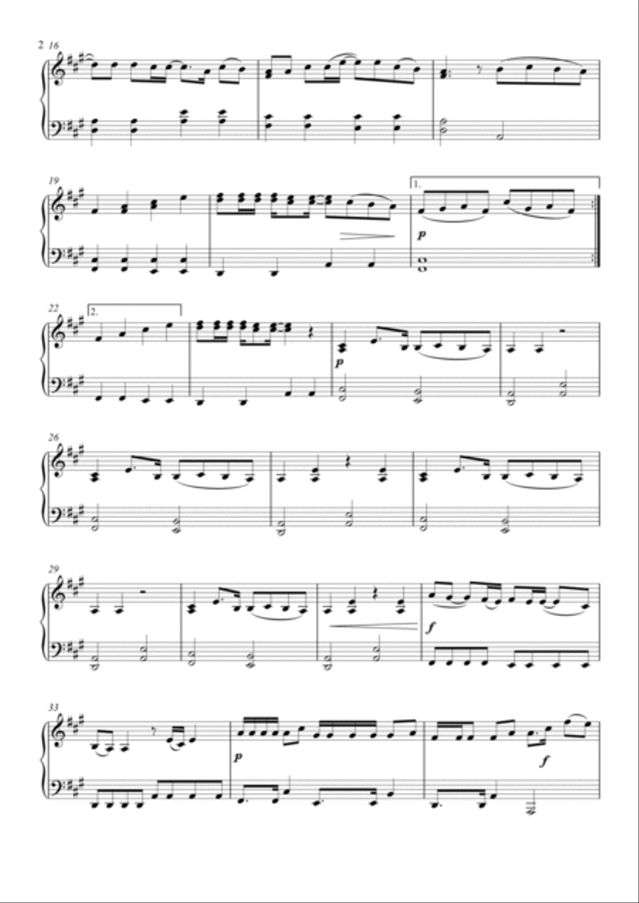 Cornerstone Piano Solo scores gallery preview page 2