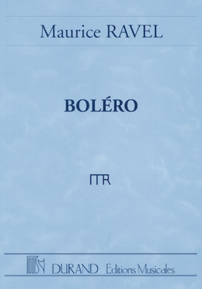 Book cover for Boléro