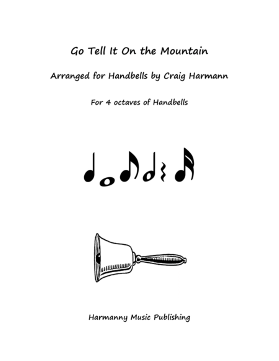 Go Tell it on the Mountain Handbell Choir scores gallery preview page 1