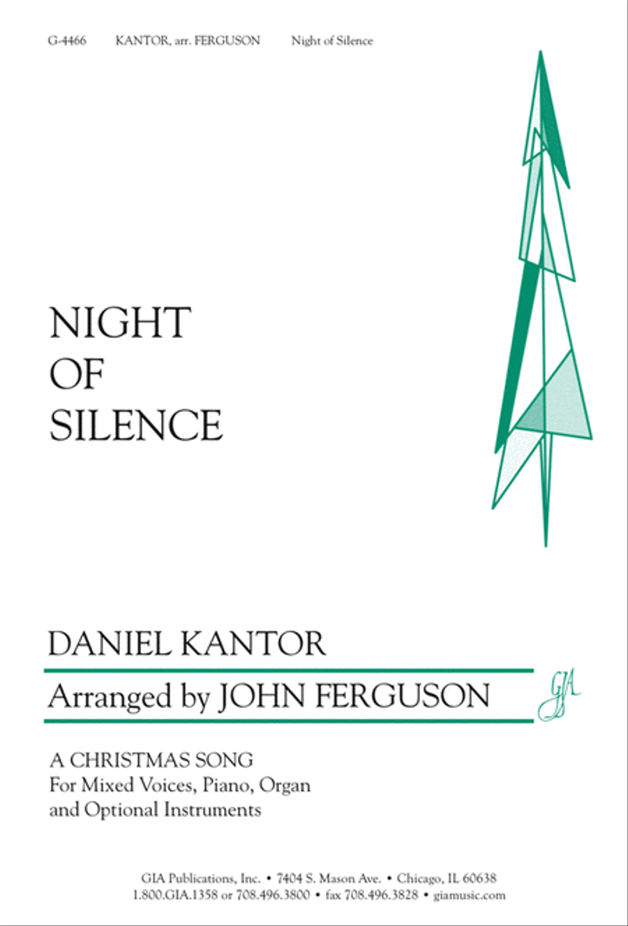 Night of Silence - Full Score and Parts Clarinet scores gallery preview page 1