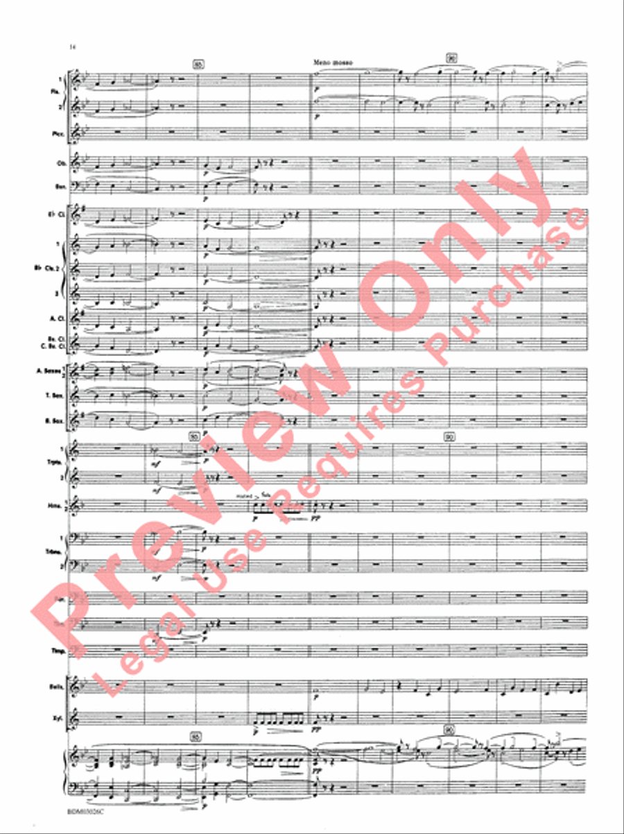 Festivo - Cs Concert Band scores gallery preview page 17
