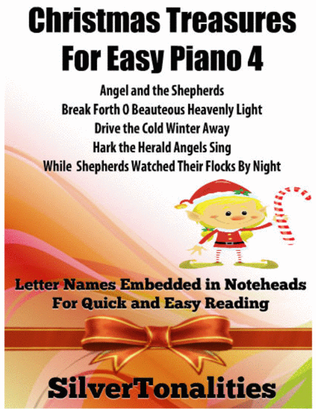 Book cover for Christmas Treasures for Easy Piano Volume 4 Sheet Music