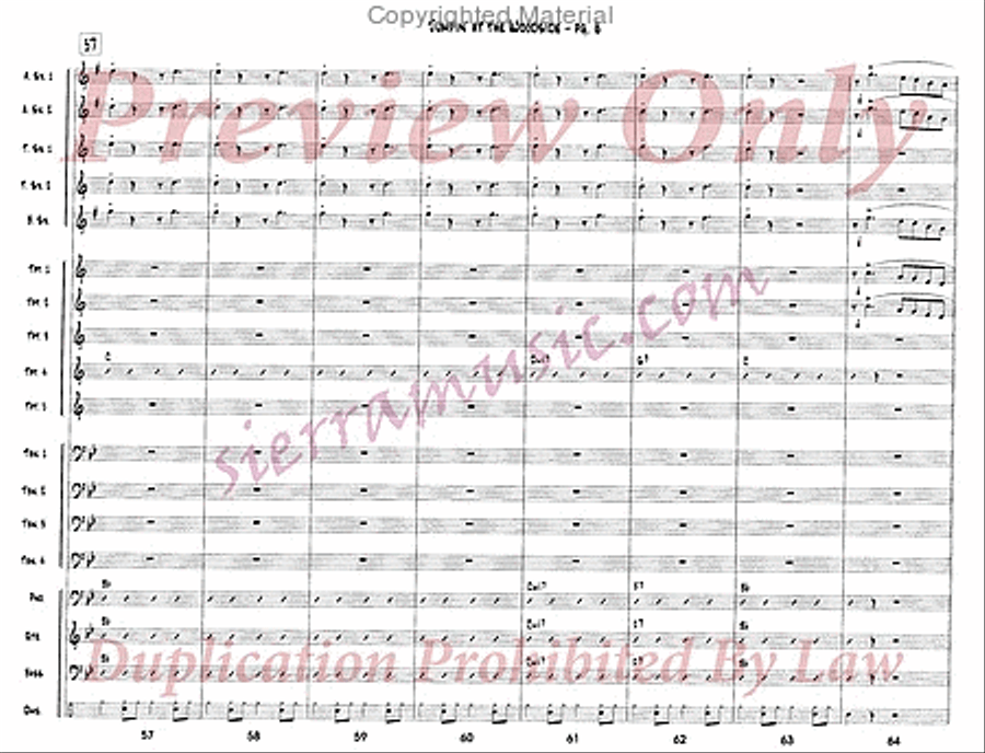 Jumpin' At The Woodside Jazz Ensemble scores gallery preview page 9