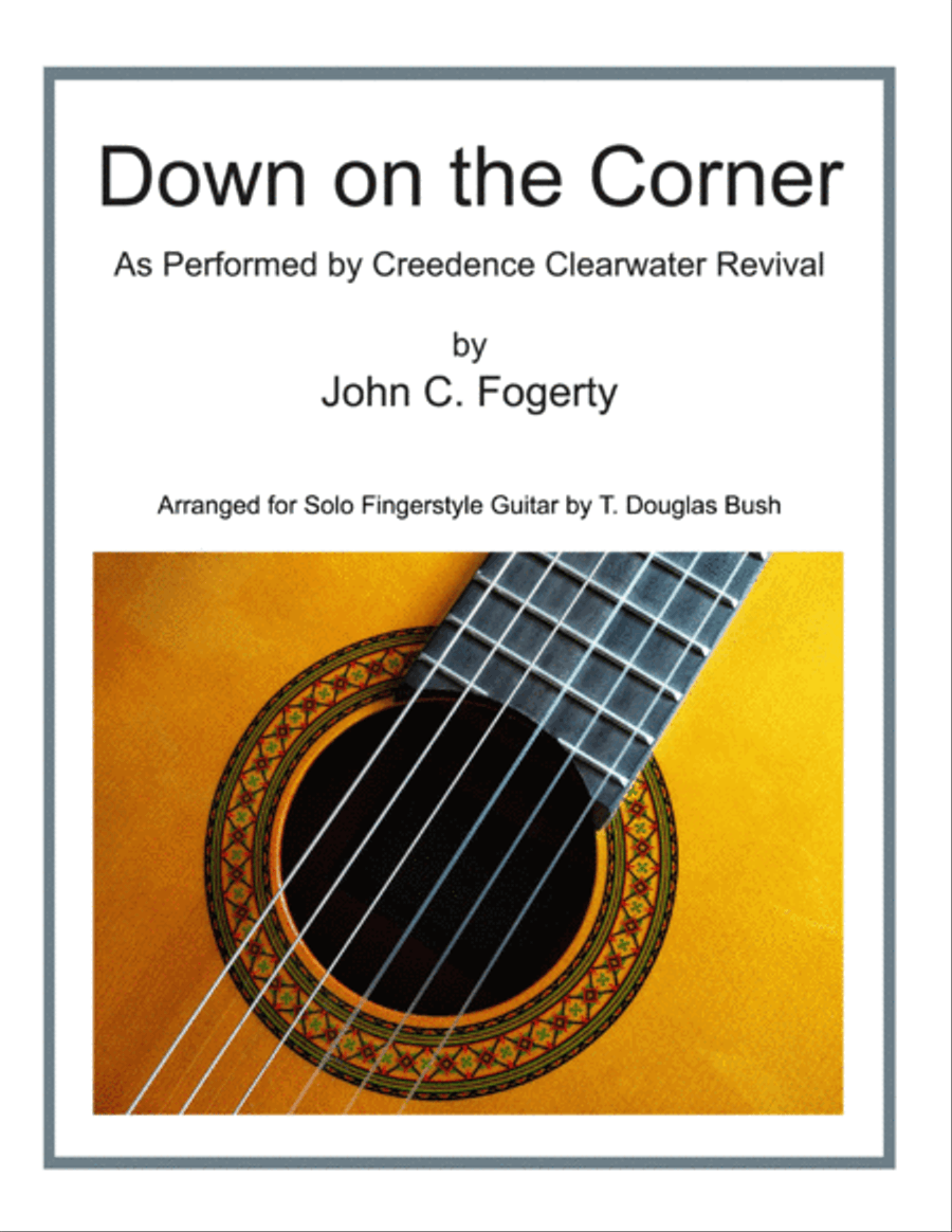 Down On The Corner Guitar Solo scores gallery preview page 1