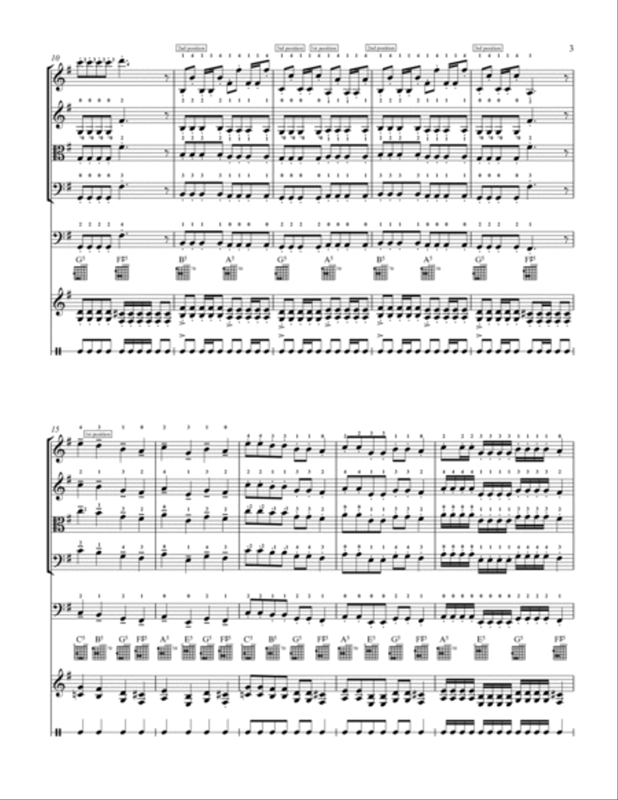Dragonflyzzz String Orchestra scores gallery preview page 3