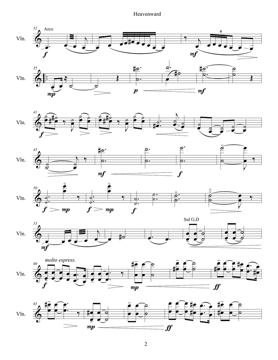 Heavenward String Duet scores gallery preview page 2