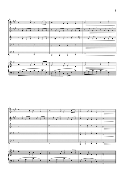 Auld Lang Syne • New Year's Anthem | Brass Quintet & Piano Accompaniment sheet music image number null