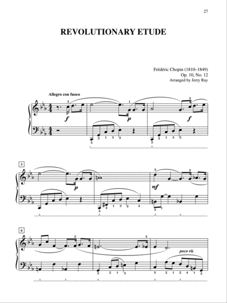 10 for 10 Sheet Music Classical Piano Arrangements