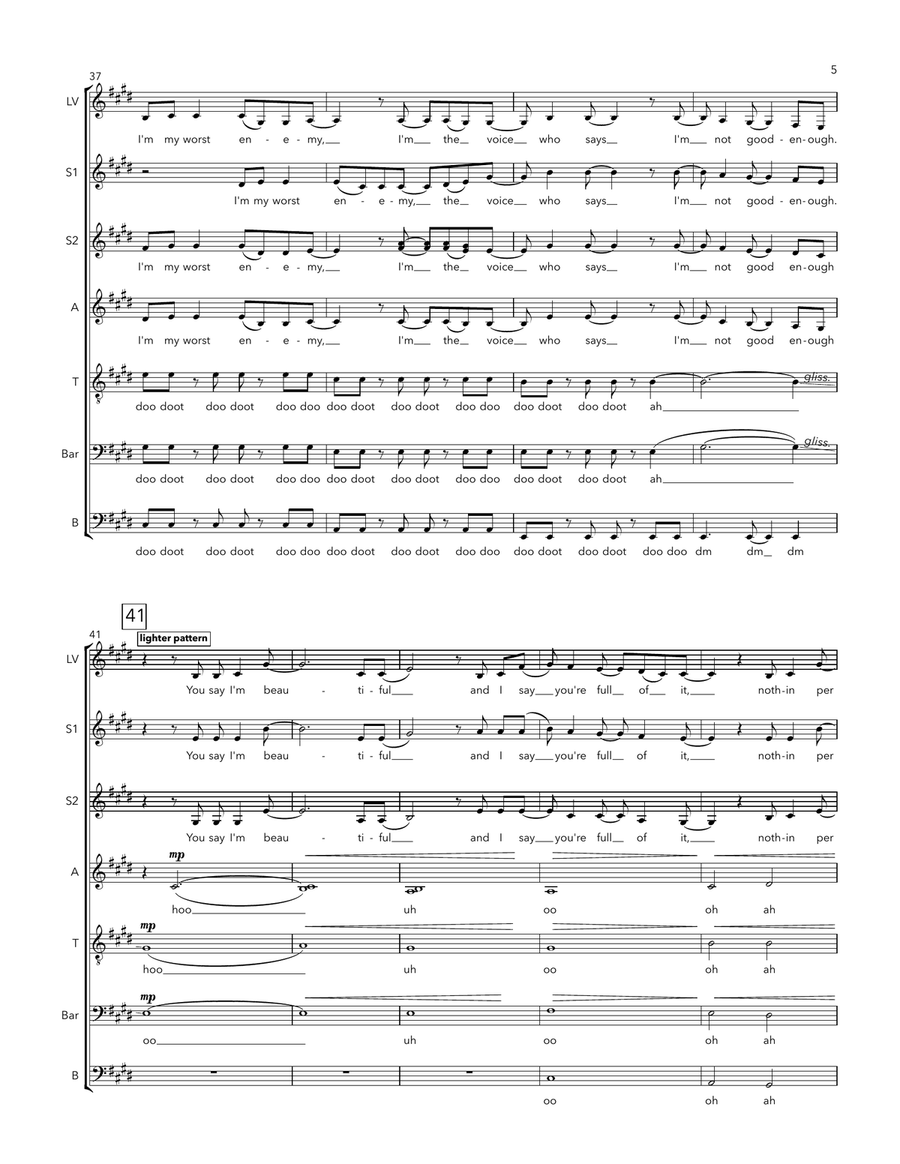 Workin' On It A Cappella scores gallery preview page 5
