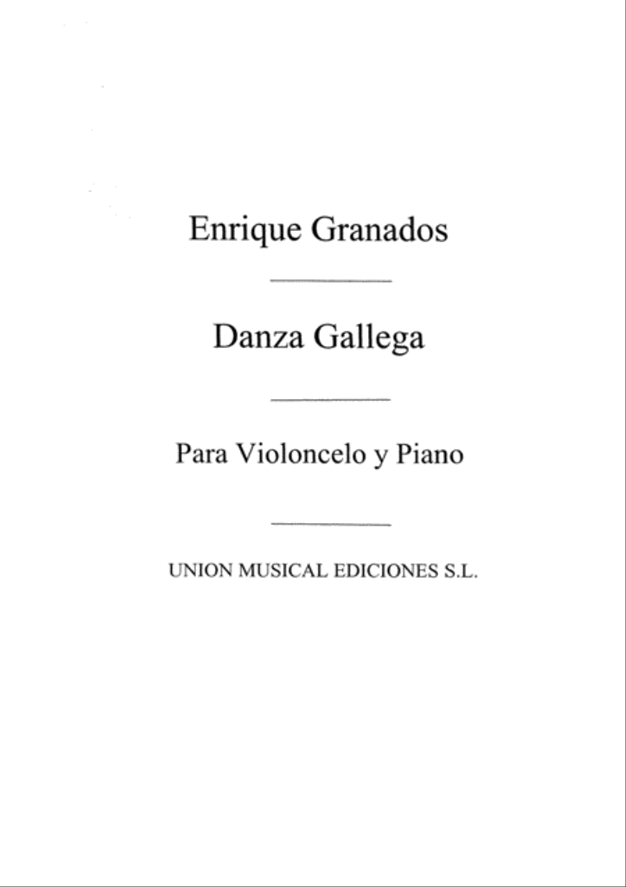 Gallega Piano Accompaniment scores gallery preview page 1