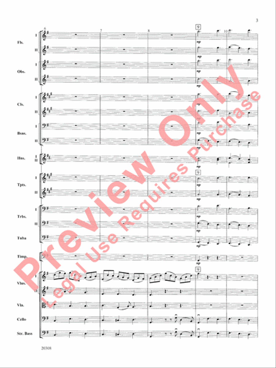 Jesu, Joy of Man's Desiring Full Orchestra scores gallery preview page 4