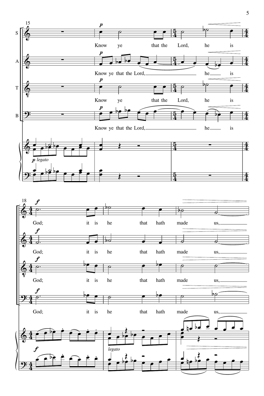 Make a Joyful Noise 4-Part scores gallery preview page 5