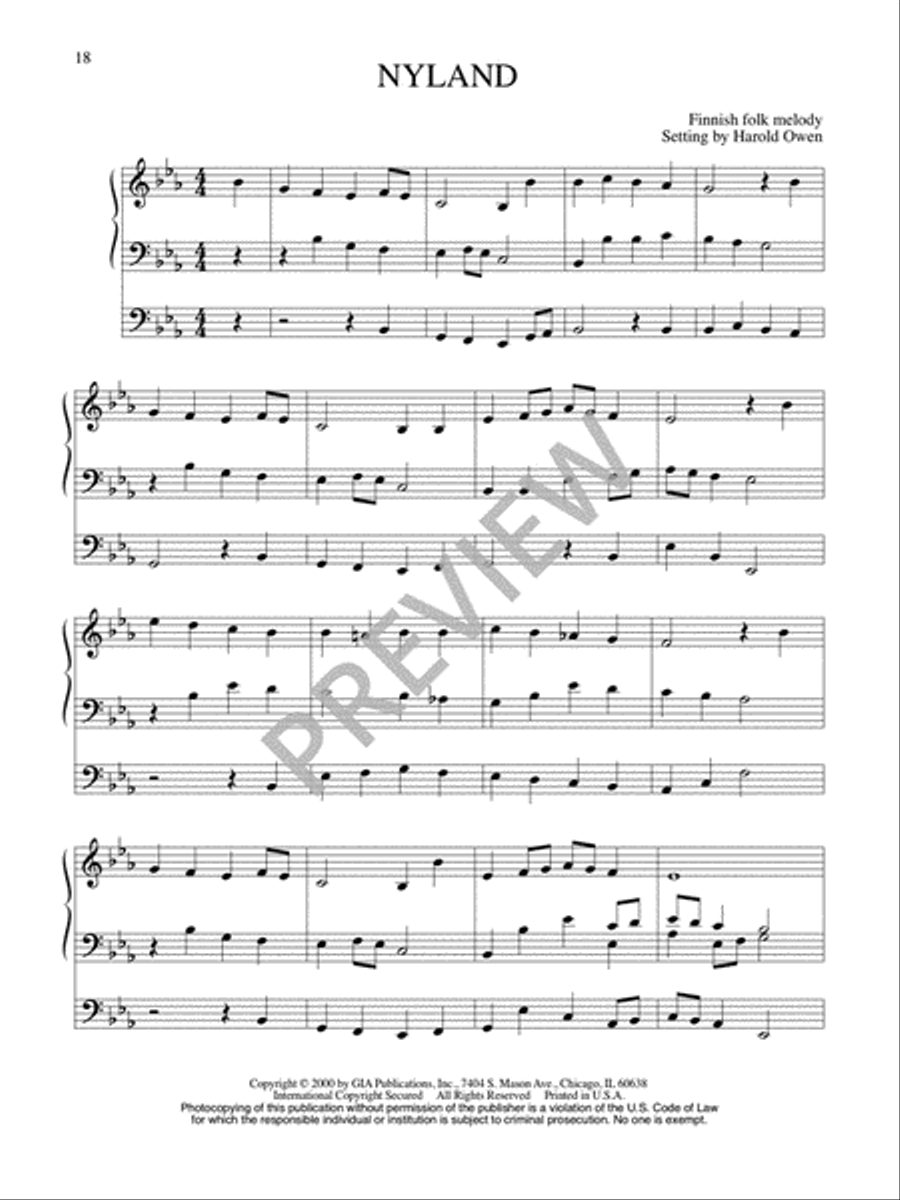 Twenty-Five Organ Harmonizations - Volume 1 Organ scores gallery preview page 20