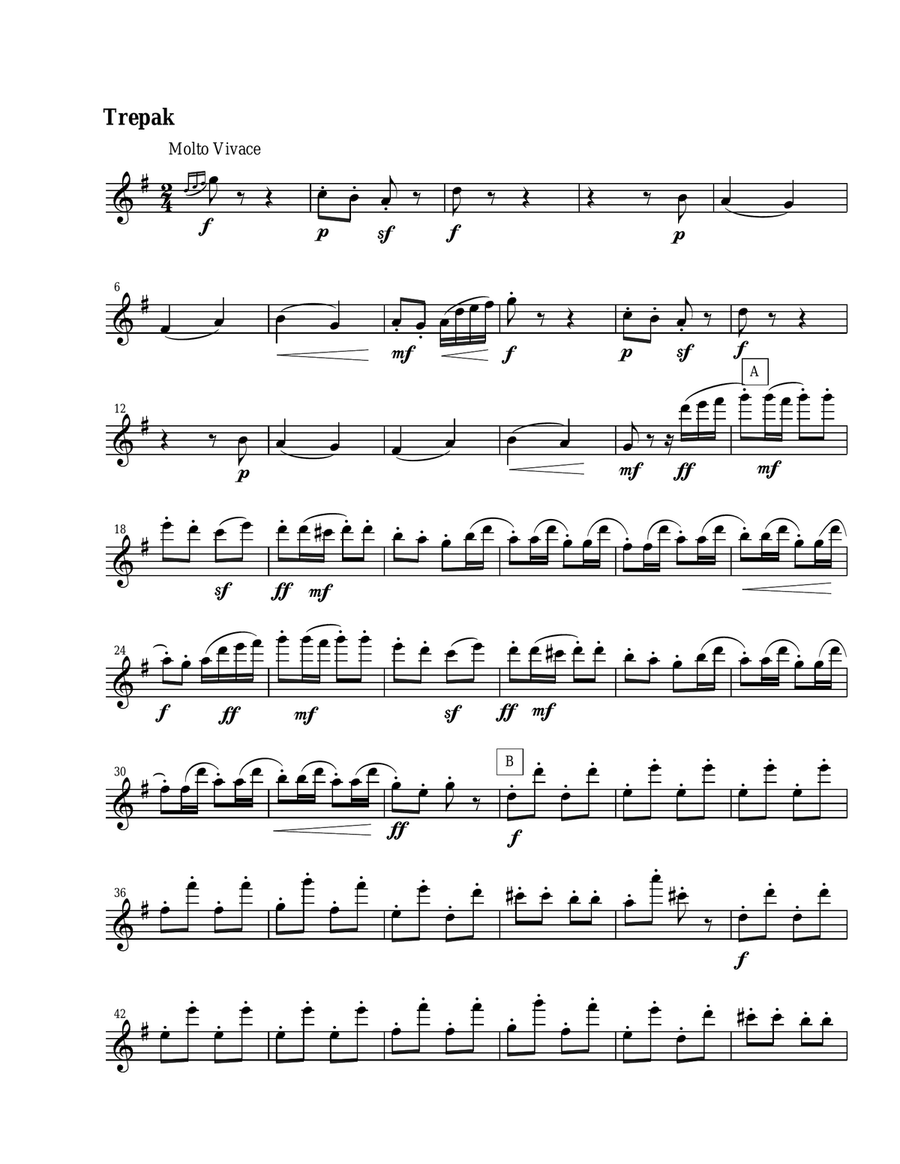 3 Pieces from The Nutcracker for Woodwind Quintet Woodwind Quintet scores gallery preview page 6