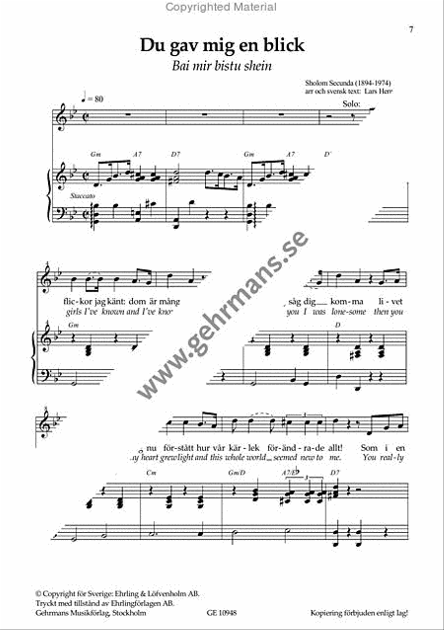 Kom och sjung en visa 4-Part scores gallery preview page 4