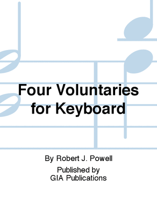 Book cover for Four Voluntaries for Keyboard