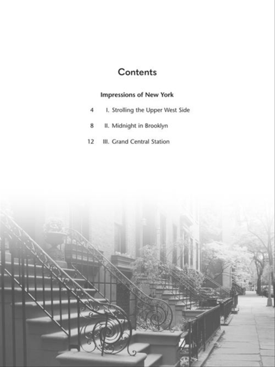 Impressions of New York – A Jazz Sonatina