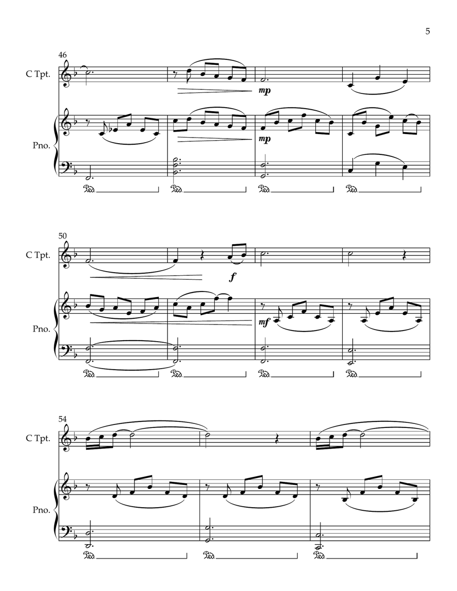 Cavatina C Trumpet scores gallery preview page 5