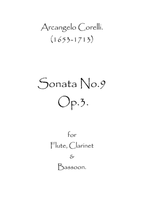Book cover for Sonata No.9 Op.3