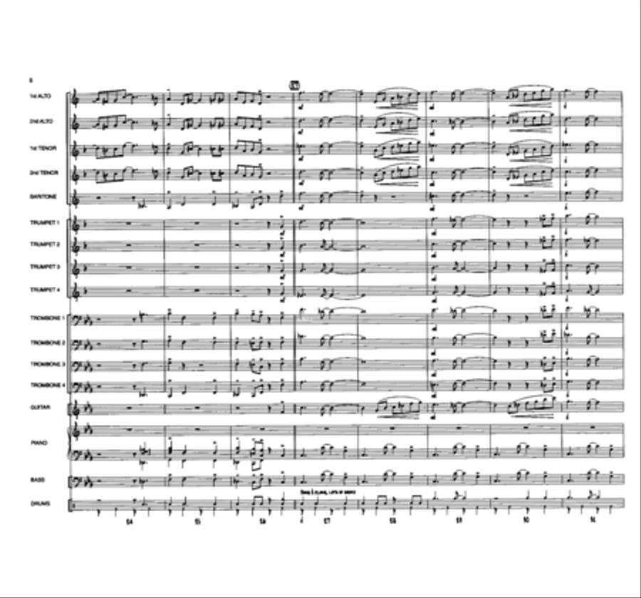 Eenie, Meenie, Minor Mode Jazz Ensemble scores gallery preview page 5