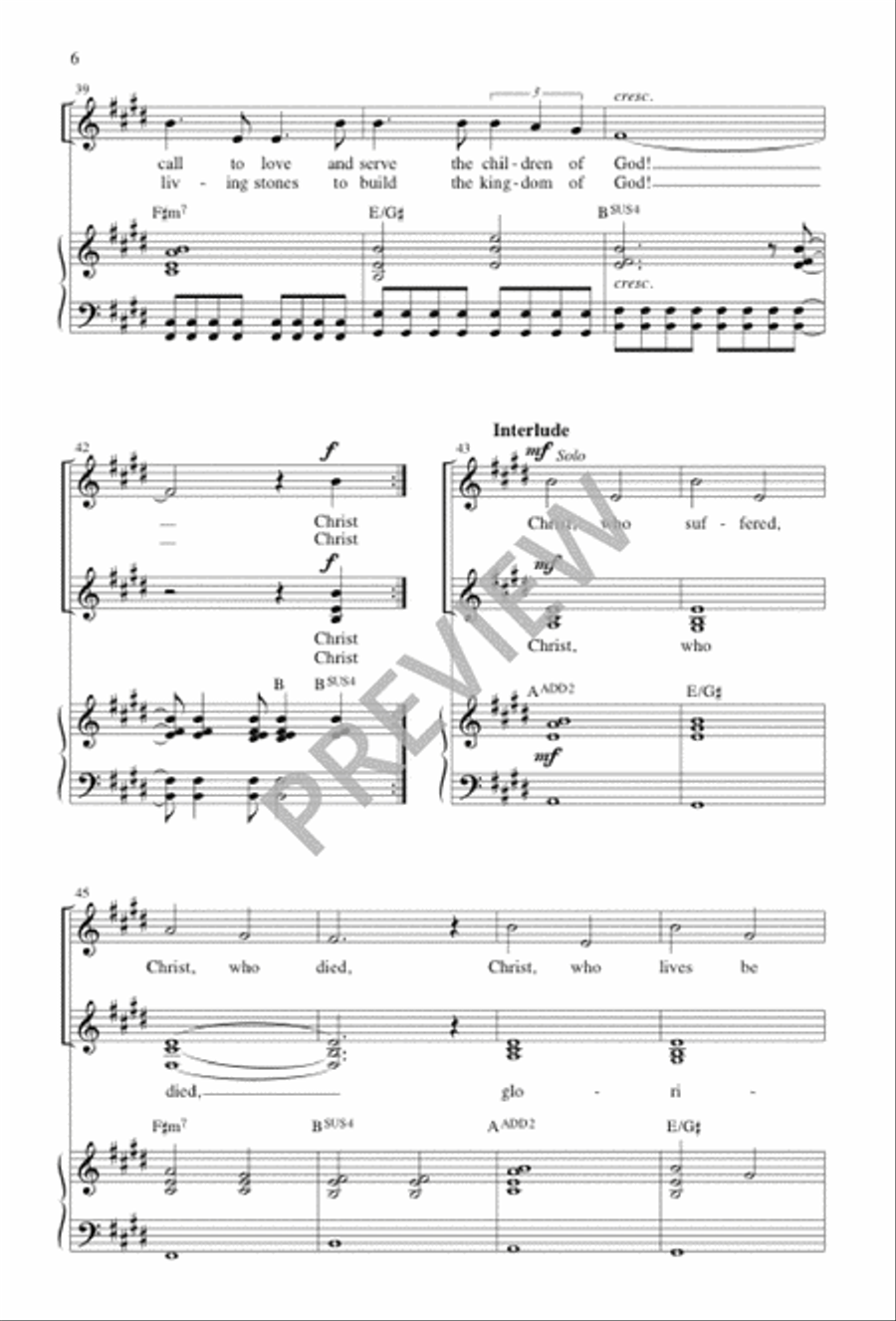 Christ Reigns Christ Reigns SSA scores gallery preview page 7