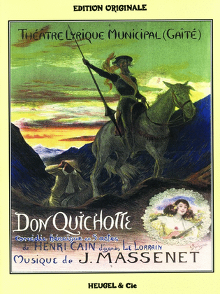 Book cover for Don Quixote (opera)