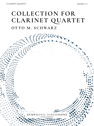 Book cover for Collection for Clarinet Quartet – 6 Original Pieces