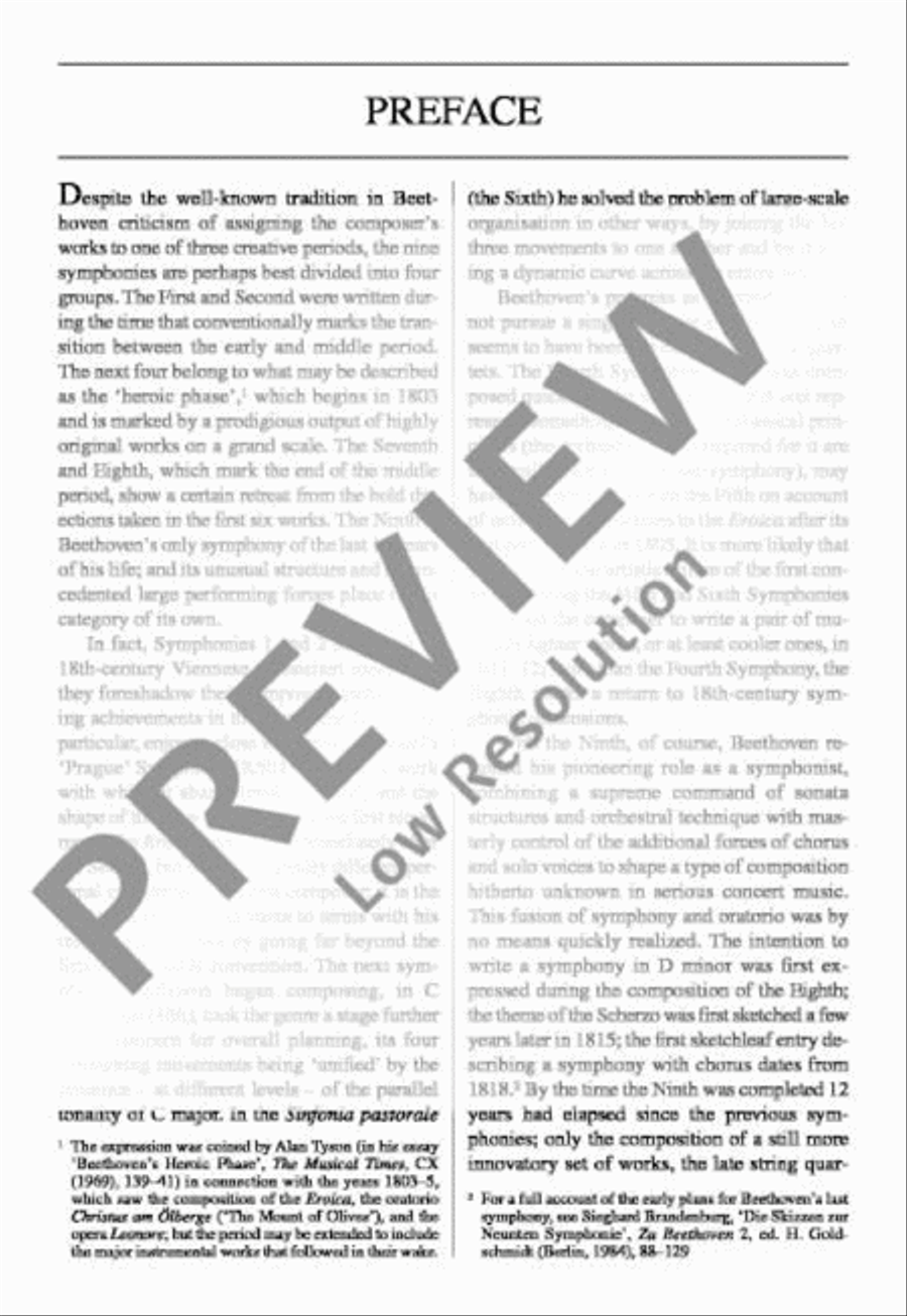 Symphony No. 5 C minor Orchestra scores gallery preview page 6