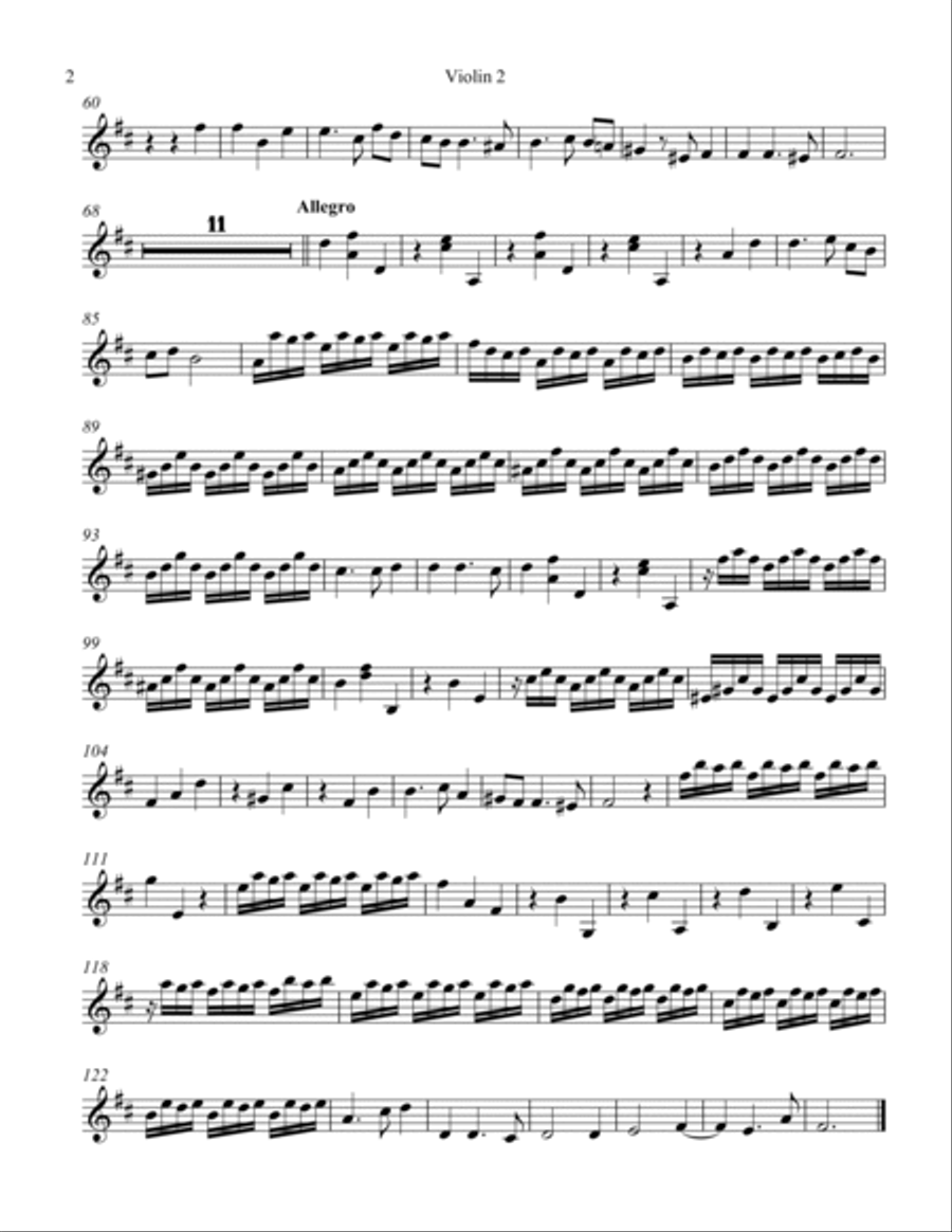 Concerto Grosso Op. 6 #1 Movement I String Orchestra scores gallery preview page 6