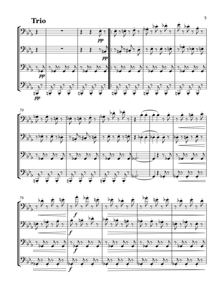 Ramsöe Quartet No 4 mvt 3 Scherzo