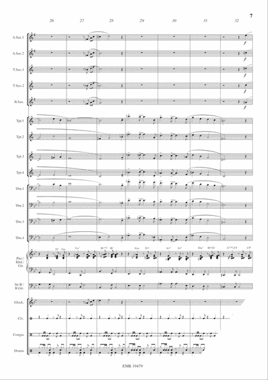 Tropical Passion Big Band scores gallery preview page 8