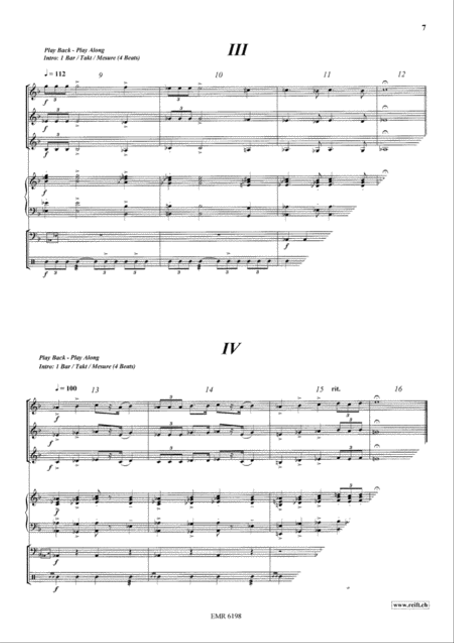 Album Volume 8 Trumpet Trio scores gallery preview page 6