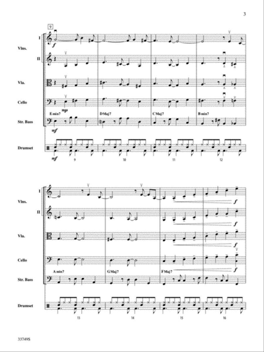 Molecules and Stars String Orchestra scores gallery preview page 3