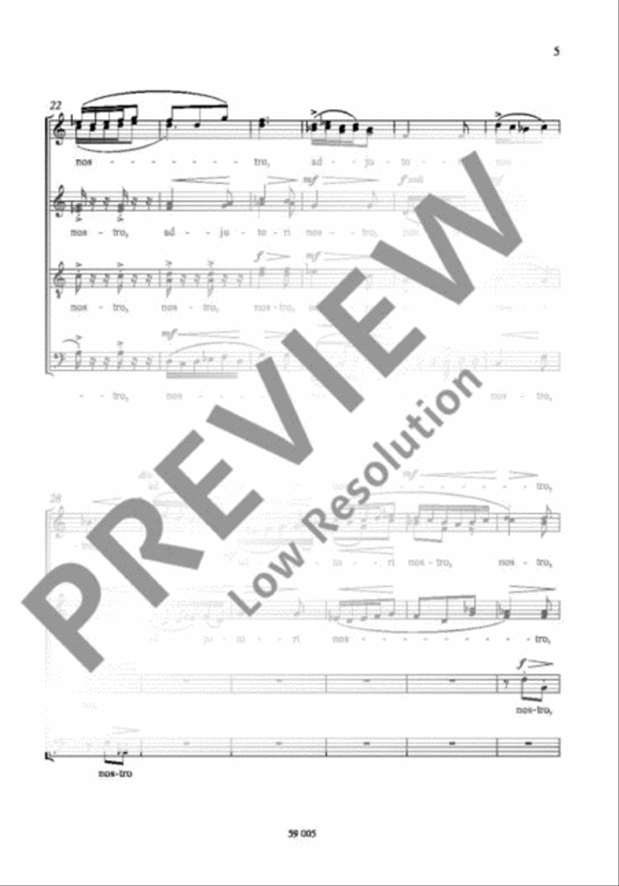 Exultate Deo SSAATTBB scores gallery preview page 6