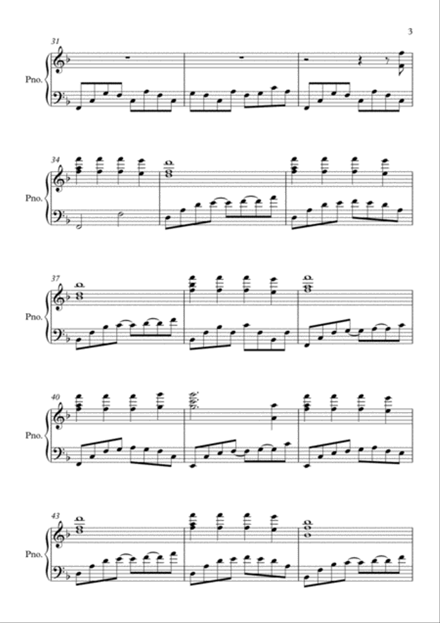 Bad Liar Bad Liar Piano Solo scores gallery preview page 3