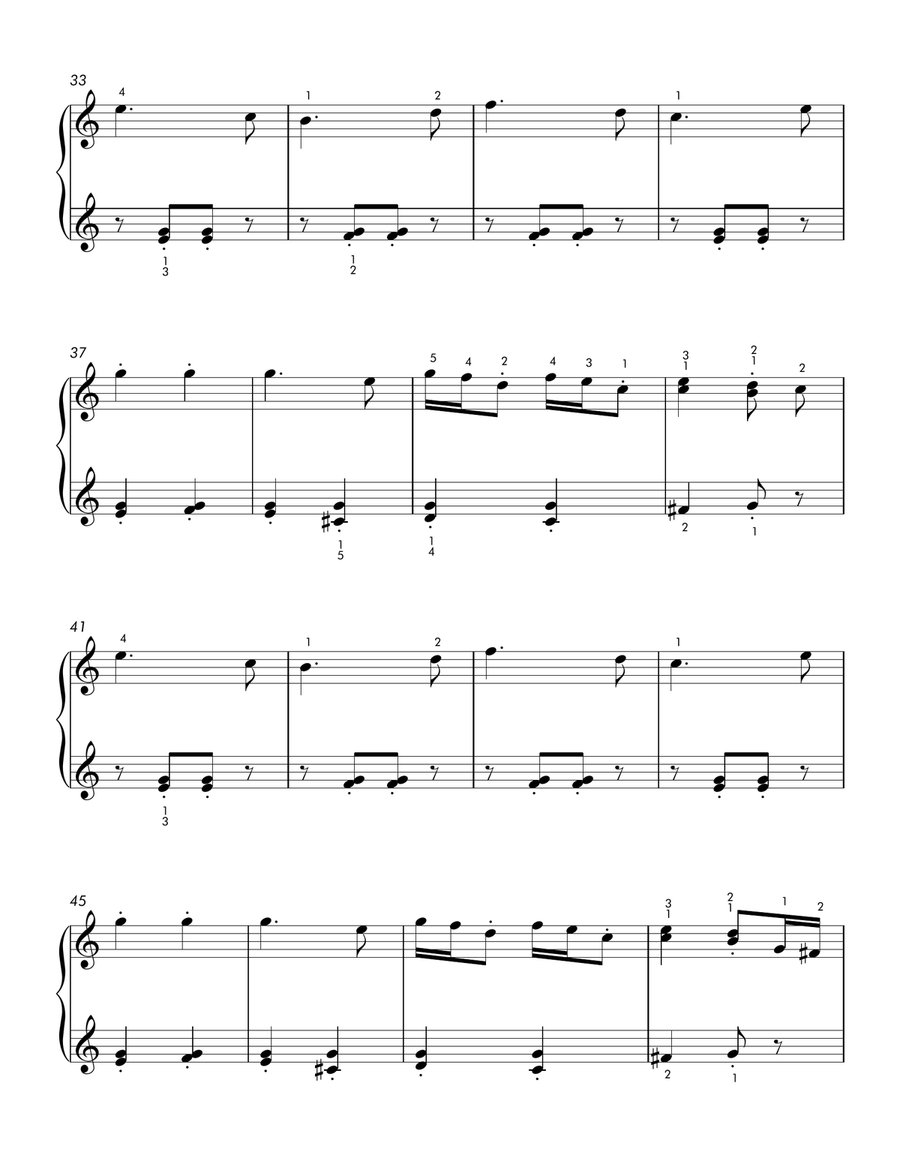 Eroica Symphony Theme (Movement 4) (Piano Solo with Music History Lesson) Piano Method scores gallery preview page 4