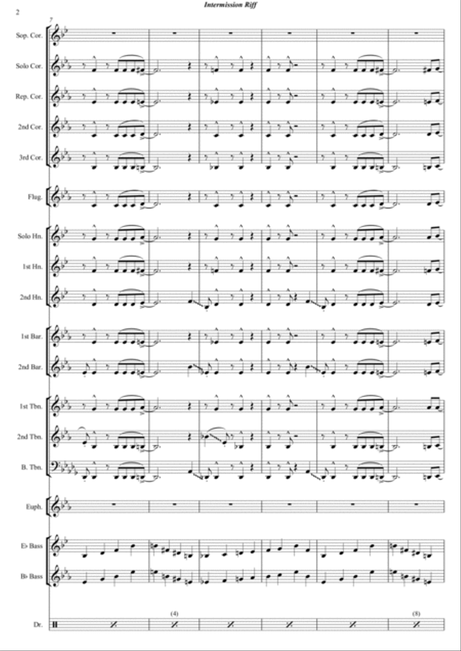 Intermission Riff Brass Band scores gallery preview page 4