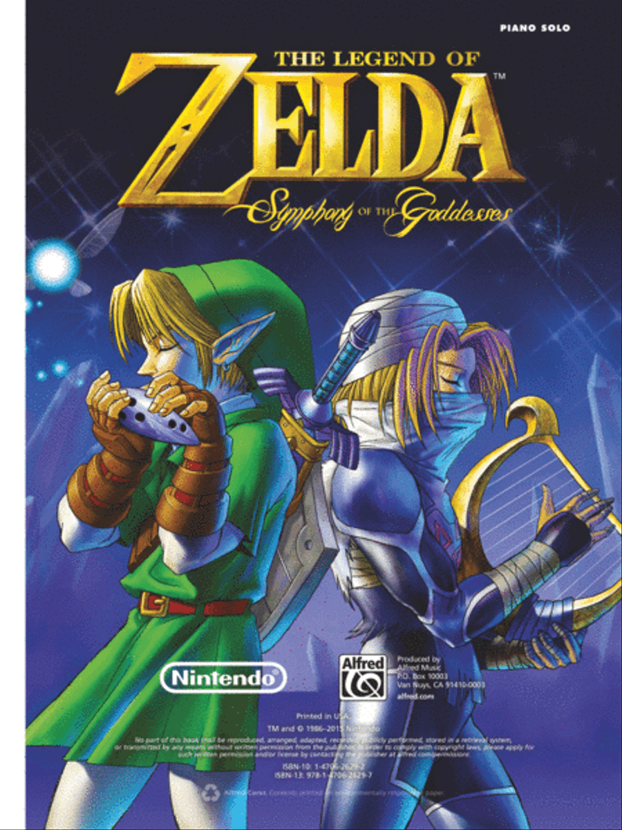 The Legend of Zelda Symphony of the Goddesses Piano Solo scores gallery preview page 2